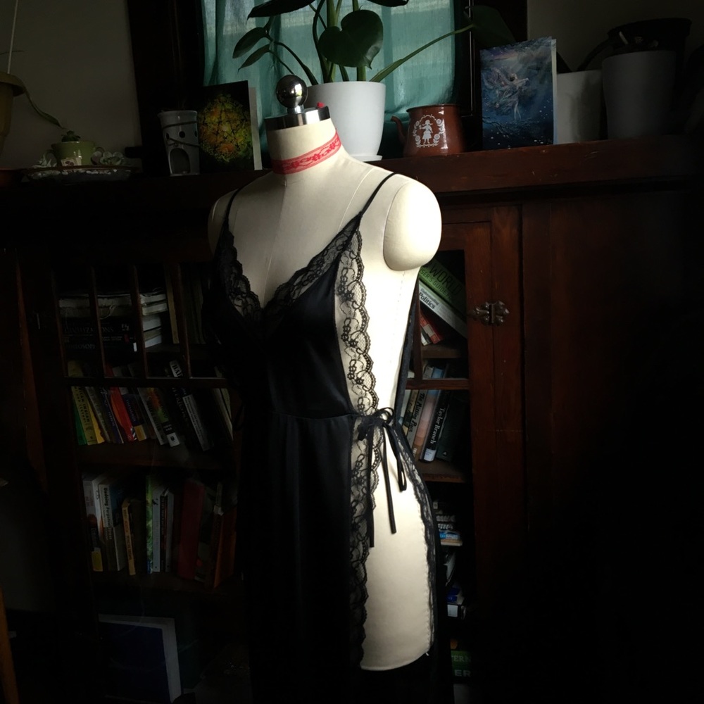 Sexy Side tie Lingerie Maxi slip  🍒